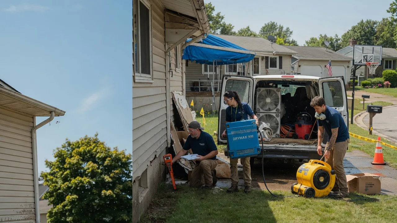 Ceiling Leak Cleanup in Losantville, IN near me